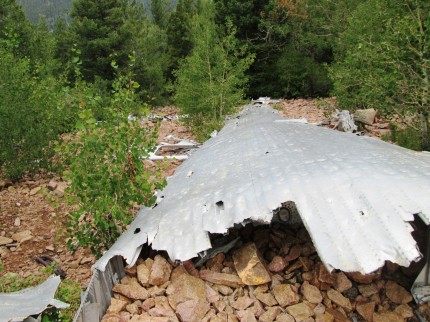 B24 wing on Trail Peak