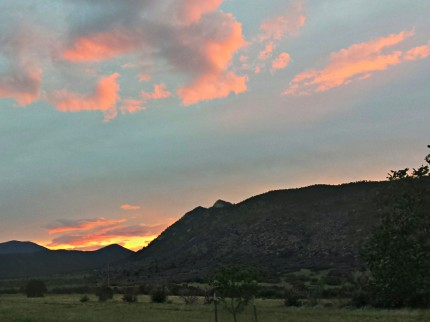 Sunset over Trail Peak